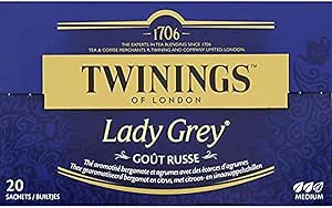 Twinings Lady Grey 50 г, 25 пакетиков, 1 упаковка (1 x 50 г) [продукты питания и напитки]