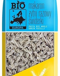 Макароны (цельнозерновые ржаные) с органическим крепким алкоголем 400 г - BIO EUROPA