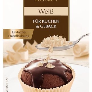 Шоколадные хлопья Lindt белого цвета для украшения выпечки 120 г нежные шоколадные хлопья для украшения тортов и пирожных