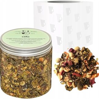 Зеленый чай POWER с гибискусом, свеклой, ягодами годжи и асаи, 150 г - рассыпной чай премиум-класса для подарка Cup&You