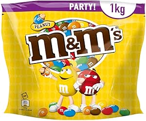 Шоколадные конфеты Mars M&M Nut в пакете для вечеринки, 1 кг.