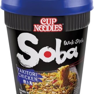 Лапша Nissin Cup Soba с курицей Якитори в стиле Вок, 89 г