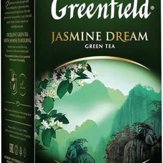 Greenfield Jasmin Dream - Натуральный китайский жасминовый зеленый чай, ароматизированный, рассыпной, кошерный, без глютена.