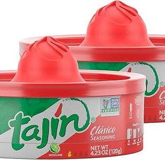 Приправа для украшения угольных краев Tajin Clásico Chile Lime Seasoning Rimmer, 120 г (упаковка из 2 шт.)