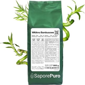 Пищевая бамбуковая клетчатка SaporePuro - 800 г - низкоуглеводная мука
