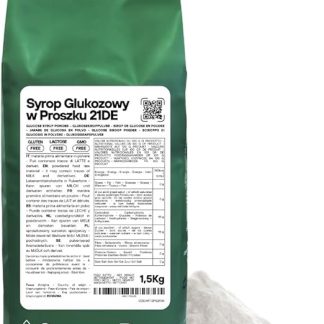 Сухой глюкозный сироп SaporePuro 1,5 кг – идеально подходит для мороженого, сорбетов и десертов.