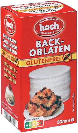 Безглютеновые вафли для выпечки Hoch 50 мм