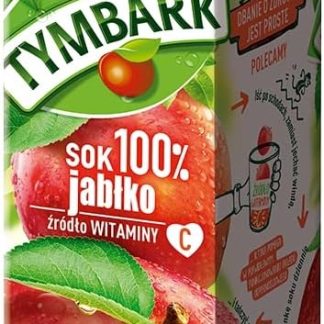 Сок Tymbark 100% яблочные витамины картон 1 л