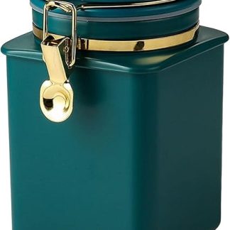 Банка для кофе, герметичная конструкция с вентиляционным отверстием, герметичный резервуар для предотвращения окисления кофейных зерен, для орехов и муки, контейнеры для сухих продуктов (синяя)/830 (цвет)