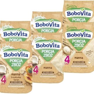 Каша из манной крупы BoboVita PZ, набор из 6 штук (для детей от 4 месяцев).