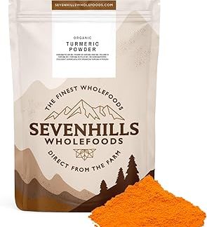Органический порошок куркумы Sevenhills Wholefoods, 500 г.