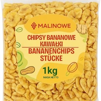 Банановые чипсы со вкусом малины, 1 кг, премиум-качество.