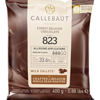 CALLEBAUT Рецепт № 823 - Конвертик Callets, шоколад Vollmich, 33,6% какао, 1 x 400 г