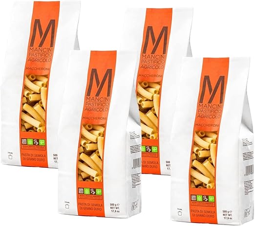Mancini Pastificio Agricolo - Макаронные изделия 2 кг (4 упаковки по 500 гр)