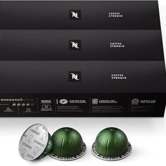 Капсулы Nespresso Vertuo, Stormio, кофе темной обжарки, 30 кофейных капсул, 221 г.