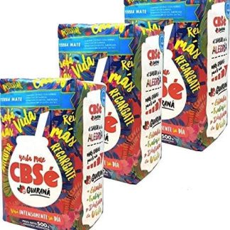 CBSé Yerba Mate - Энергетическая ценность, 3 x 500 г - с гуараной