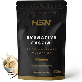 Мицеллярный казеин от HSN Evonative Casein Ванильное мороженое 500 г = 17 порций в упаковке Сырье: Lacprodan® MicelPure™ Без ГМО, вегетарианский, без глютена