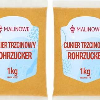 Набор сахарной пудры со вкусом малины, 2 упаковки по 1 кг, высококачественный коричневый сахар, натуральный подсластитель.