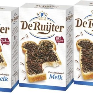 3 x цельного молочного шоколада De Ruijter Hagelslag Melk, 380 г