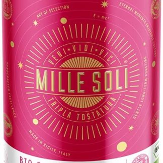 Кофейные зерна MilleSoli Organic для эспрессо, традиционная тройная обжарка, ручная работа, премиум-класса, для полностью автоматических и фильтр-кофеварок (банка 250 г (1 упаковка))