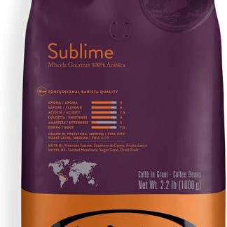 Кофе Bristot Espresso - Sublime, 100% арабика, 1000 г зерен.