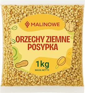 Жареный арахис с малиной, 1 кг, натуральная посыпка.