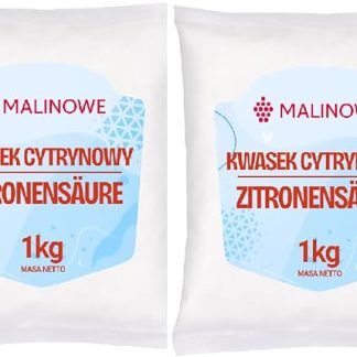 Малина с лимонной кислотой, набор из 2 x 1 кг (чистый пищевой продукт).