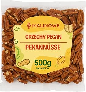 Орехи пекан с малиной, 500 г. Пекан высочайшего качества.