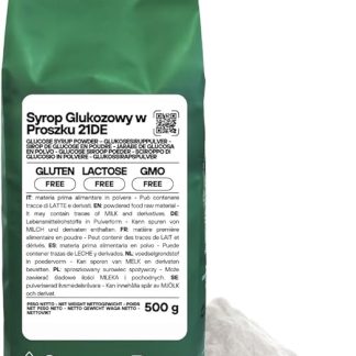 Порошок глюкозного сиропа SaporePuro 500 г - глюкозный порошок - Идеально подходит для мороженого, сорбетов и десертов.