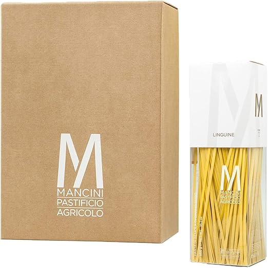 Mancini Pastificio Agricolo - Лингвини 1 кг - 6 упаковок в картонной упаковке
