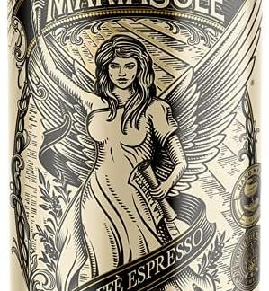 Кофейные зерна Mariasole Caffè Espresso 500 г в высококачественной жестяной банке — традиционная обжарка на Сицилии на дровах, ручная работа — зерна премиум-класса для эспрессо, полностью автоматизированные и