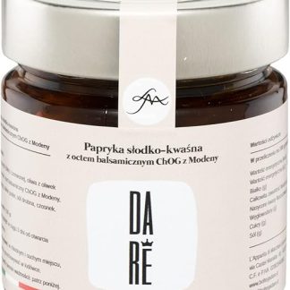 Перец в кисло-сладком соусе с бальзамическим уксусом из Модены (IGP), 190 г, 100% итальянские ингредиенты, от шеф-повара и обладателя престижной звезды Мишлен, изысканная кухня, оригинальный итальянский рецепт.