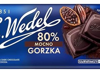 Темный шоколад E.Wedel 80% 80 г