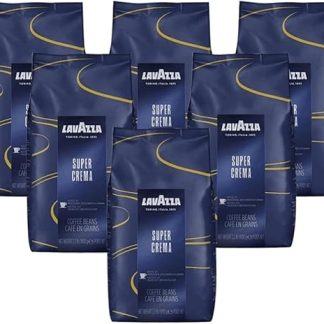 Кофе Lavazza Espresso Super Crema в зернах, 6 пакетиков, 6 x 1000 г