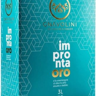 Оливковое масло первого холодного отжима Gnavolini Raccolta Sapore Extra Virgin из Италии, 3-литровая банка.