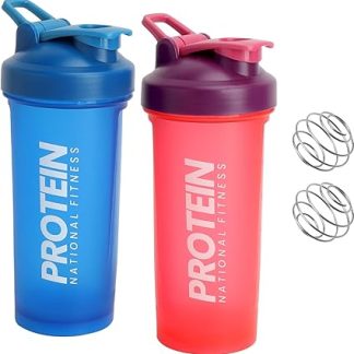 2 шейкера для протеина по 600 мл, стаканчик для коктейля с шариком, индикатор уровня жидкости, герметичный, шейкер для протеина, для спортзала, для протеинового шейкера, шейкер для протеина, шейкер, шейкер, для кремообразного протеинового порошка