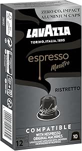 Lavazza, Espresso Maestro Ristretto, алюминиевые капсулы, совместимые с Nespresso, 1 упаковка из 10 капсул