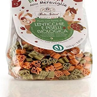 Макароны (чечевица и горох для детей) без глютена, органические, 250 г - Натуральные макароны