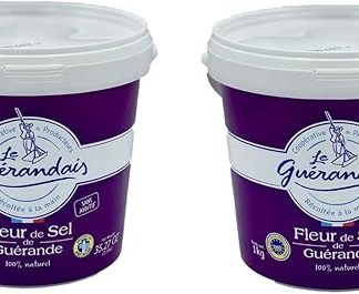 Набор из 2 соляных мешочков Gerandi GP Salt Flower - Guerandais - ведро 1 кг.