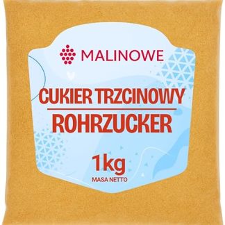 Малиновый тростниковый сахар 1 кг, натуральный коричневый, премиум качества