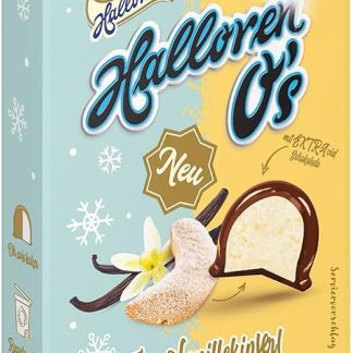 Конфеты Halloren O's • Vanillekipferl • Шоколадные конфеты с начинкой • 125 г