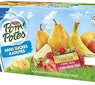 Яблочный компот - разные виды - в бутылках - 20 x 90 г