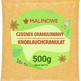 Гранулированный чеснок с малиной, 500 г, сушеный, натуральный, с превосходным ароматом.