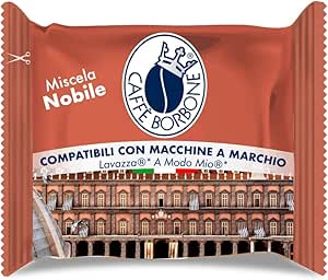 CAFFE'' BORBONE MISCELA NOBILE (BLU) - КОРОБКА 120 КАПСУЛ, СОВМЕСТИМЫЕ LAVAZZA A MODO MIO