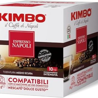 Совместимые капсулы Kimbo Nescafé* - 60 капсул - Эспрессо Наполи - 2 упаковки по 30 капсул