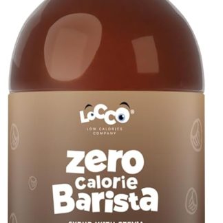 Кофейный сироп LoCCo для бариста без калорий со стевией – 0 калорий, без сахара, подходит для кето-диеты, без глютена, веганский (со вкусом фундука) 1 л