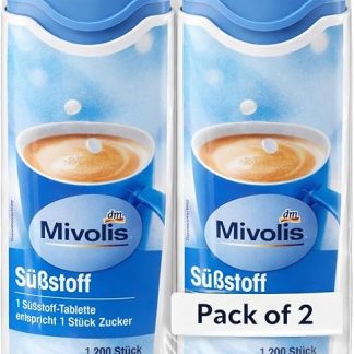Таблетки-подсластители MIVOLIS, 2400 шт. - Столовые подсластители Германия