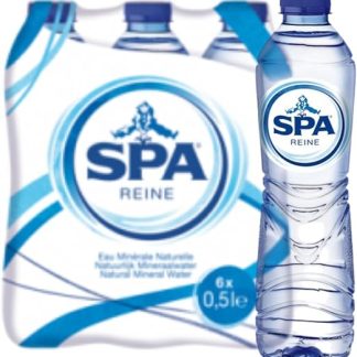 Натуральная минеральная вода SPA – бутылочка для кормления 500 мл, идеально подходит для путешествий, 6 штук.