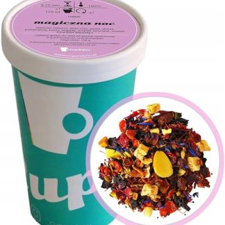 Рассыпной фруктовый чай MAGIC NIGHT с дикой розой и гибискусом, 150 г, высококачественная смесь для приготовления сухого настоя из рассыпного чая.