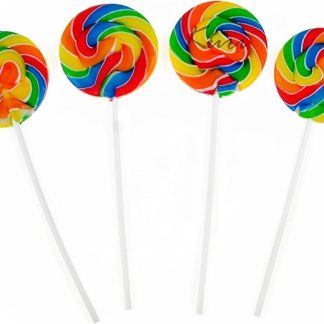 Круглые цветные леденцы, 30 г, 18 шт.